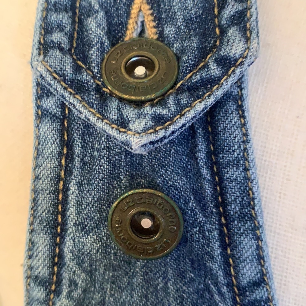 Vintage Liz Claiborne Jean Dress. Size M - Picture 2 of 4